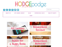 Tablet Screenshot of hodgepodge.me